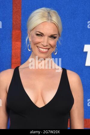 West Hollywood, California, Stati Uniti. 15 luglio 2021. L'attrice Hannah Waddingham partecipa al primo evento della seconda stagione "Ted lasso" di Apple al Rooftop del Pacific Design Center il 15 luglio 2021 a West Hollywood, California, USA. Credit: Barry King/Alamy Live News Foto Stock