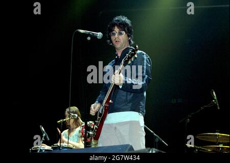 Milano Italia 2000-05-31: Johnny Marr & The Healers concerto dal vivo al Forum Assago Foto Stock