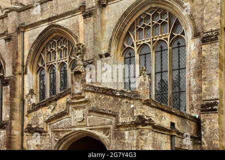 Holy Trinity Collegiate Church, Tattersall, Lincolnshire, Regno Unito, ospita centinaia di pipistrelli di varie specie. Foto Stock