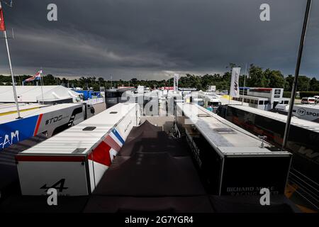 Monza, Italia. 16 luglio 2021. PADDOCK durante la 6 ore di Monza, 3° round del Campionato Mondiale FIA Endurance 2021, FIA WEC, sull'Autodromo Nazionale di Monza, dal 16 al 18 luglio 2021 a Monza, Italia - Foto François Flamand / DPPI Credit: DPPI Media/Alamy Live News Foto Stock