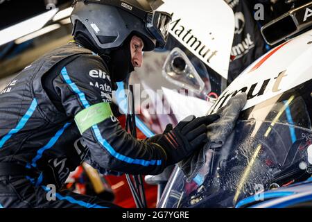 Monza, Italia. 16 luglio 2021. MECCANICO, MECANICEN durante la 6 ore di Monza, 3° round del Campionato Mondiale FIA Endurance 2021, FIA WEC, sull'Autodromo Nazionale di Monza, dal 16 al 18 luglio 2021 a Monza, Italia - Foto François Flamand / DPPI Credit: DPPI Media/Alamy Live News Foto Stock