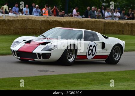 Adrian Newey, Ford GT40, The Maestros - Motorsport's Great All-Rounders, Goodwood Festival of Speed, Goodwood House, Chichester, West Sussex, Inghilterra, Foto Stock