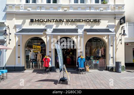 Magazzino di montagna a Flensburg, Germania Foto Stock