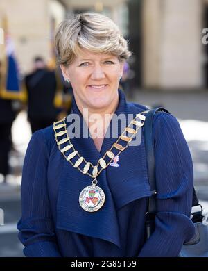 Londra, Regno Unito. 16 luglio 2021. Clare Balding, presidente della Rugby Football League. Credit: Mark Thomas/Alamy Live News Foto Stock