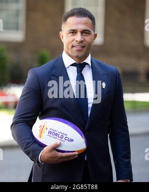 Londra, Regno Unito. 16 luglio 2021. Jason Robinson, ex giocatore di Rugby League e Rugby Union. Credit: Mark Thomas/Alamy Live News Foto Stock