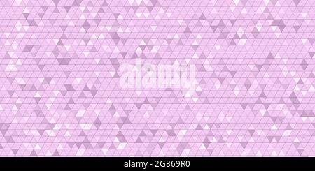 Sfondo rosa con triangoli Foto Stock