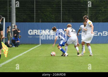 Amicizia con Karlsruher sc e FC Saarbrücken Foto Stock