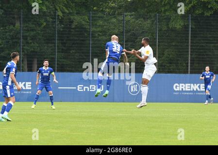 Amicizia con Karlsruher sc e FC Saarbrücken Foto Stock