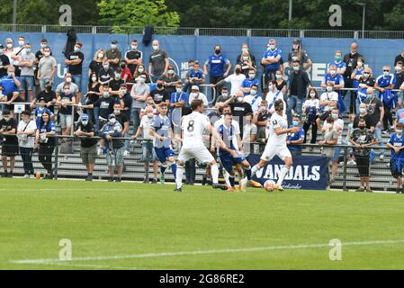 Amicizia con Karlsruher sc e FC Saarbrücken Foto Stock