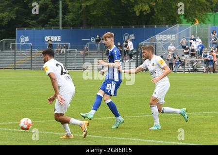 Amicizia con Karlsruher sc e FC Saarbrücken Foto Stock