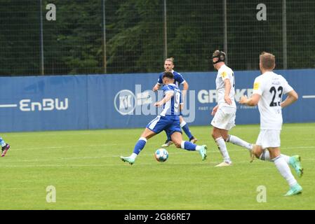 Amicizia con Karlsruher sc e FC Saarbrücken Foto Stock