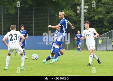 Amicizia con Karlsruher sc e FC Saarbrücken Foto Stock