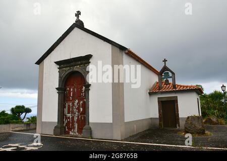 Capela de São Pedro, Cappella di San Pietro, São Jorge, San Giorgio, Madeira, Portogallo, Europa Foto Stock