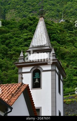 Igreja Matriz de Vila Franca da Serra, Chiesa principale di Vila Franca da Serra, São Vicente, Madeira, Portogallo, Europa Foto Stock