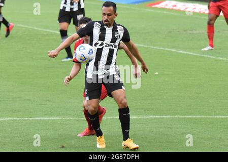 Fortaleza, Brasile. 17 luglio 2021. Lima di Ceará durante la partita di calcio Campeonato Brasileiro tra Ceará e Athlético Paranaense all'Arena Castelao, Fortaleza, Brasile. Credit: SPP Sport Press Photo. /Alamy Live News Foto Stock