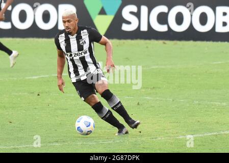 Fortaleza, Brasile. 17 luglio 2021. Sobral di Ceará durante la partita di calcio Campeonato Brasileiro tra Ceará e Athlético Paranaense all'Arena Castelao, Fortaleza, Brasile. Credit: SPP Sport Press Photo. /Alamy Live News Foto Stock