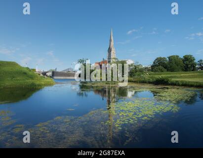 Chiesa di San Albano (conosciuta anche come Chiesa Inglese) - Copenhagen, Danimarca Foto Stock