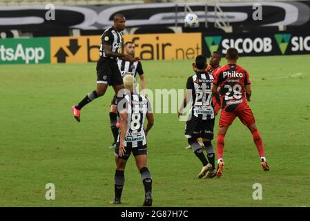 Fortaleza, Brasile. 17 luglio 2021. Rick di Ceará durante la partita di calcio Campeonato Brasileiro tra Ceará e Athlético Paranaense all'Arena Castelao, Fortaleza, Brasile. Credit: SPP Sport Press Photo. /Alamy Live News Foto Stock