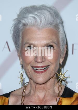 Santa Monica, Stati Uniti. 17 luglio 2021. SANTA MONICA, LOS ANGELES, CALIFORNIA, USA - LUGLIO 17: Il modello canadese-sudafricano Maye Musk arriva alla prima di Los Angeles della serie 'Driven' di Passionflix Stagione 2 tenuta all'AMC Santa Monica 7 il 17 Luglio 2021 a Santa Monica, Los Angeles, California, Stati Uniti. (Foto di Xavier Collin/Image Press Agency/Sipa USA) Credit: Sipa USA/Alamy Live News Foto Stock