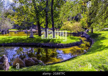 Il Parco degli amanti di Yerevan Foto Stock