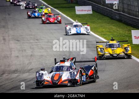 31 Frijns Robin (nld), Habsburg-Lothringen Ferdinand (aut), Milesi Charles (fra), Team WRT, Oreca 07 - Gibson, azione nella 6 ore di Monza, 3° appuntamento del Campionato Mondiale FIA Endurance 2021, FIA WEC, sull'Autodromo Nazionale di Monza, dal 16 al 18 luglio 2021 a Monza, Italia - Foto Paulo Maria / DPPI Foto Stock