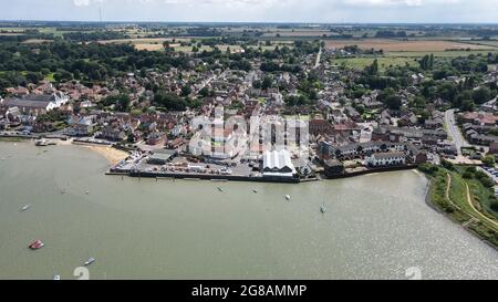 Manningtree Essex Aerial foto Foto Stock