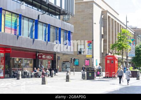 Zona pedonale Sauchiehall Street, Glasgow City, Scozia, Regno Unito Foto Stock
