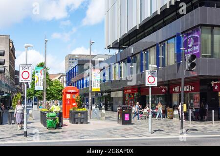 Zona pedonale Sauchiehall Street, Glasgow City, Scozia, Regno Unito Foto Stock