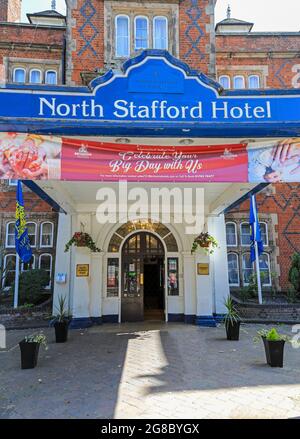 The North Stafford Hotel in Winton Square, Stoke on Trent, Staffordshire, Inghilterra, Regno Unito Foto Stock