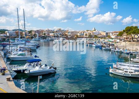 Bella foto di Cala Radjada a Maiorca, Spagna Foto Stock