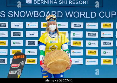 Valmalenco Coppa del mondo SBX 2021 Foto Stock