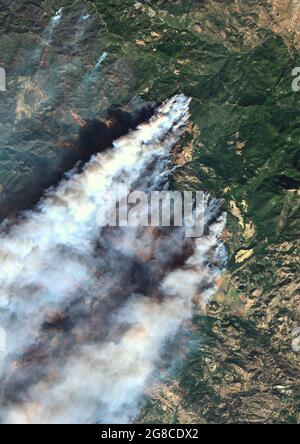 Incendi nella contea di Sonoma, California, Stati Uniti Foto Stock