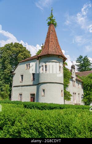 Castello di caccia del conte Schonborn in Transcarpazione, Ucraina. Foto Stock