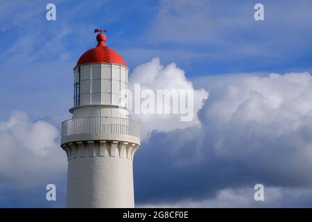 Su nelle nuvole Foto Stock