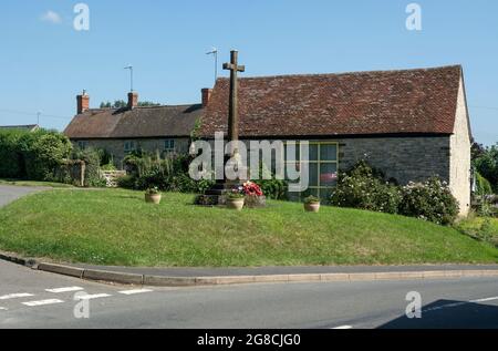 Maggiordomi Marston village, Warwickshire, Inghilterra, Regno Unito Foto Stock