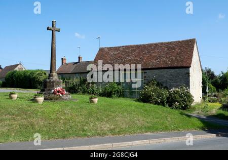 Maggiordomi Marston village, Warwickshire, Inghilterra, Regno Unito Foto Stock