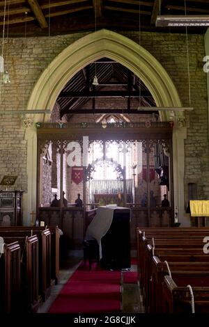 Chiesa di San Pietro e San Paolo`s, Butlers Marston, Warwickshire, Inghilterra, Regno Unito Foto Stock