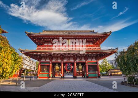 Tokyo, Giappone - 27 Ottobre 2017 : Tokyo Giappone, skyline della città al Tempio di Asakusa (senso-Ji) Foto Stock