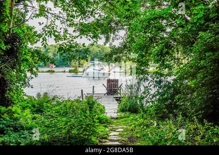 Havelinsel Maienwerder, Tegel, Reinickendorf, Berlino, Germania Foto Stock