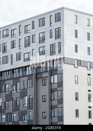 AUCKLAND, NUOVA ZELANDA - Giu 24, 2021: Vista dell'edificio di appartamenti nel centro di Manukau. Auckland, Nuova Zelanda - 21 giugno 2021 Foto Stock