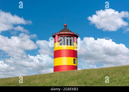 Faro di Pilsum, Pilsum, bassa Sassonia, Germania Foto Stock