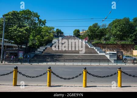 Potemkin Scale, o Potemkin Steps, Odessa, Mar Nero, Ucraina Foto Stock