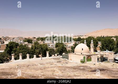 Rovine del tempio di Anahita, Kangavar, provincia di Kermanshah, Iran, Persia, Asia occidentale, Asia Foto Stock