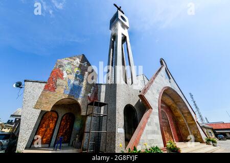 Cattedrale di Santa Croce, Benin City, Nigeria, Africa Occidentale, Africa Foto Stock