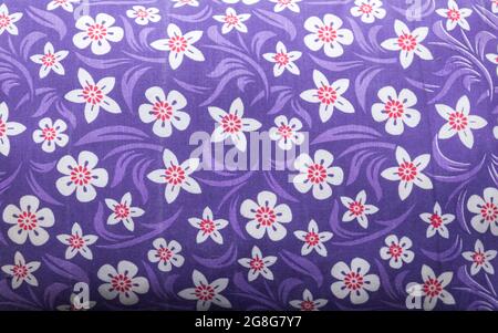 Cinese schermo senza cuciture fiore pattern astratti e sfondi. Ripetizione elemento modello campione disegno floreale vettoriale su semplice foglio di letto. Astra asiatica Foto Stock