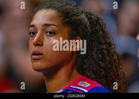 18-05-2019 GER: CEV CL Super Finals Igor Gorgonzola Novara - Imoco Volley Conegliano, BerlinIgor Gorgonzola Novara Take women's title! Novara WIN 3-1 / Paola Ogechi Egonu n° 18 di Igor Gorgonzola Novara FOTO RUBIN / HOOGENDOORN ***SOLO ITALIA*** Foto Stock