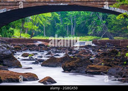 Price Rapids Conservation Area Tweed Ontario Canada in estate Foto Stock