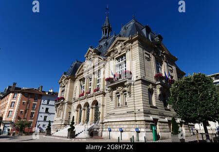 Municipio di Suresnes . È comune del dipartimento Hauts-de-Seine nella regione Ile-de-France. Foto Stock