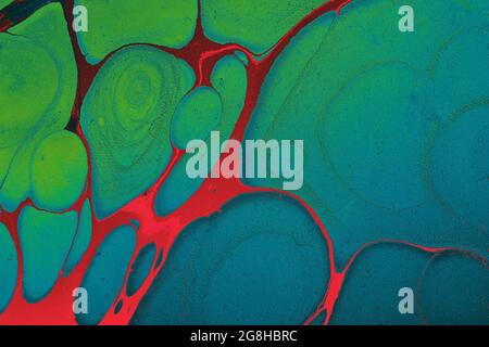 Intenso mix di colori vivaci. Design astratto e moderno di modelli di sfondo Foto Stock