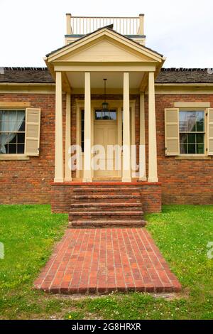 Casa colonnello Jones, Lincoln state Park, Indiana Foto Stock